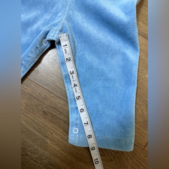 Vintage Thomas Baby Overalls Romper Blue With Numbers And Bear Size 18 Month - Picture 6 of 7